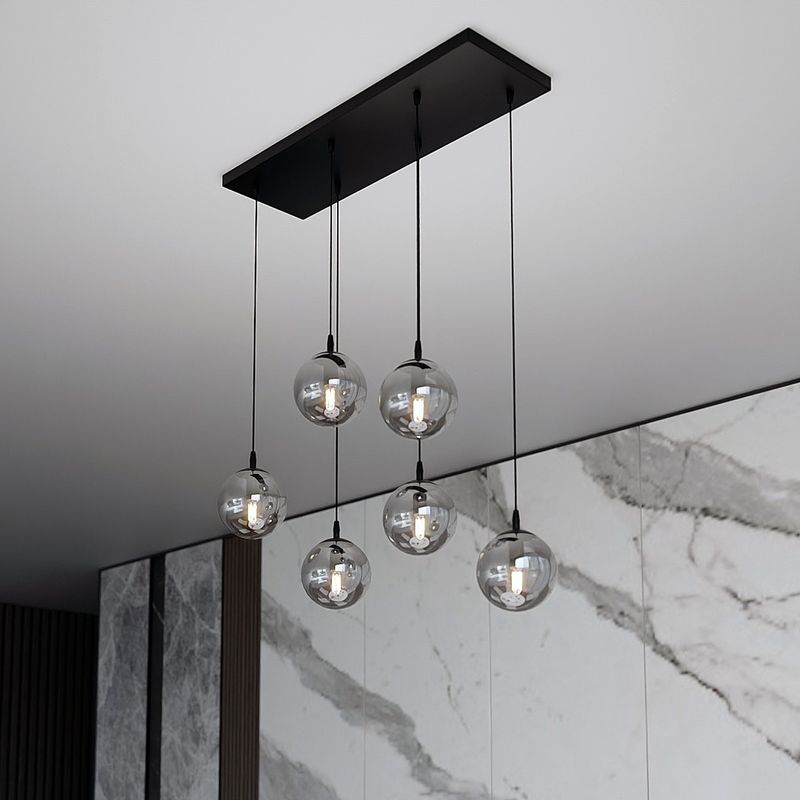 Emibig Lighting Taklampa COSMO 6 BL GRAFIT