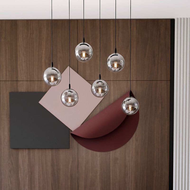 Emibig Lighting Taklampa COSMO 6 BL GRAFIT