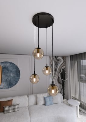 Emibig Lighting Taklampa COSMO 4 BL PREMIUM HONUNG