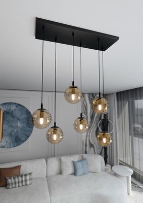 Emibig Lighting Taklampa COSMO 6 HONUNG