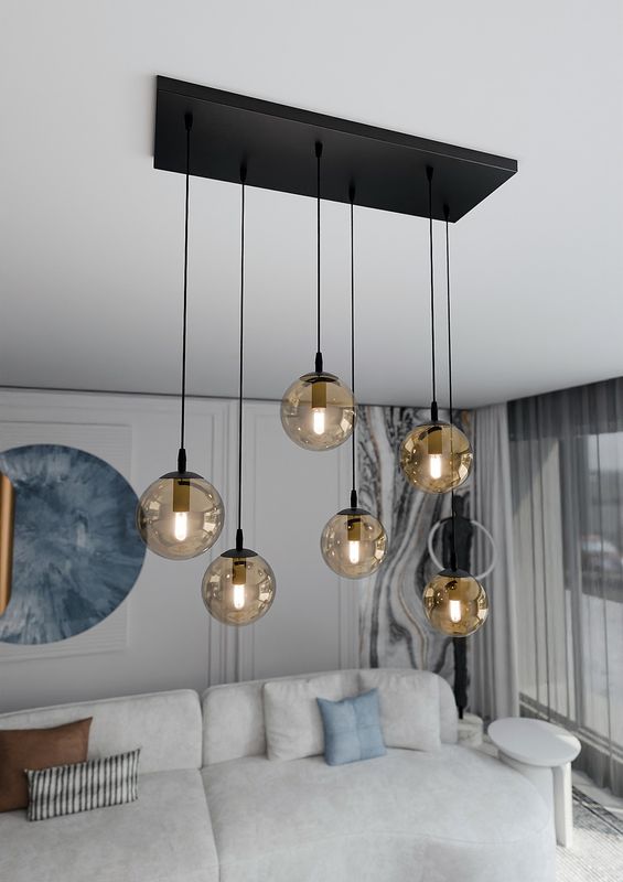 Emibig Lighting Taklampa COSMO 6 HONUNG