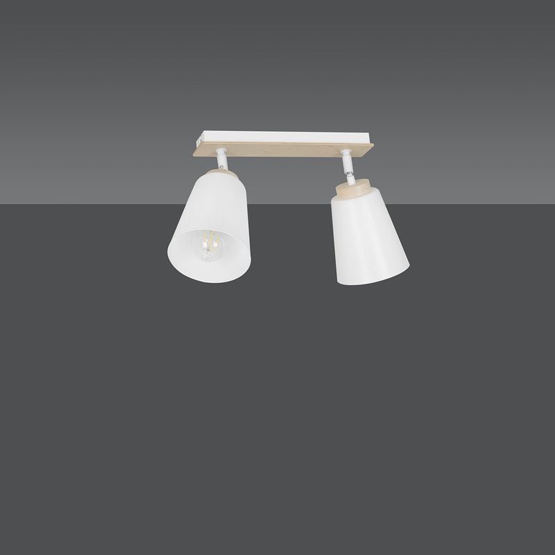 Emibig Lighting Taklampa ATLAS 2 VIT