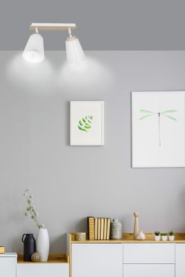 Emibig Lighting Taklampa ATLAS 2 VIT