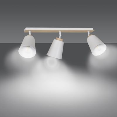 Emibig Lighting Taklampa ATLAS 3 VIT