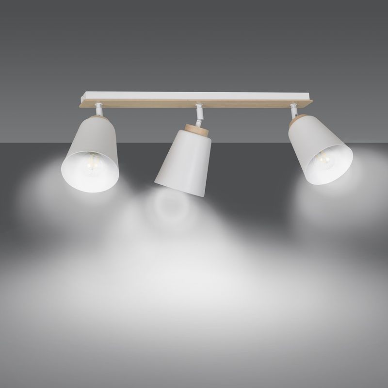 Emibig Lighting Taklampa ATLAS 3 VIT