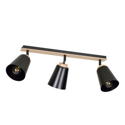 Emibig Lighting Taklampa ATLAS 3 SVART