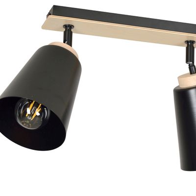 Emibig Lighting Taklampa ATLAS 3 SVART
