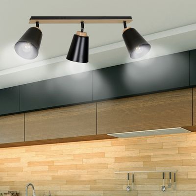 Emibig Lighting Taklampa ATLAS 3 SVART