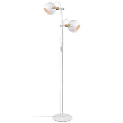Halo Design D.C Floor Golvlampa Vit, Oak 150 cm