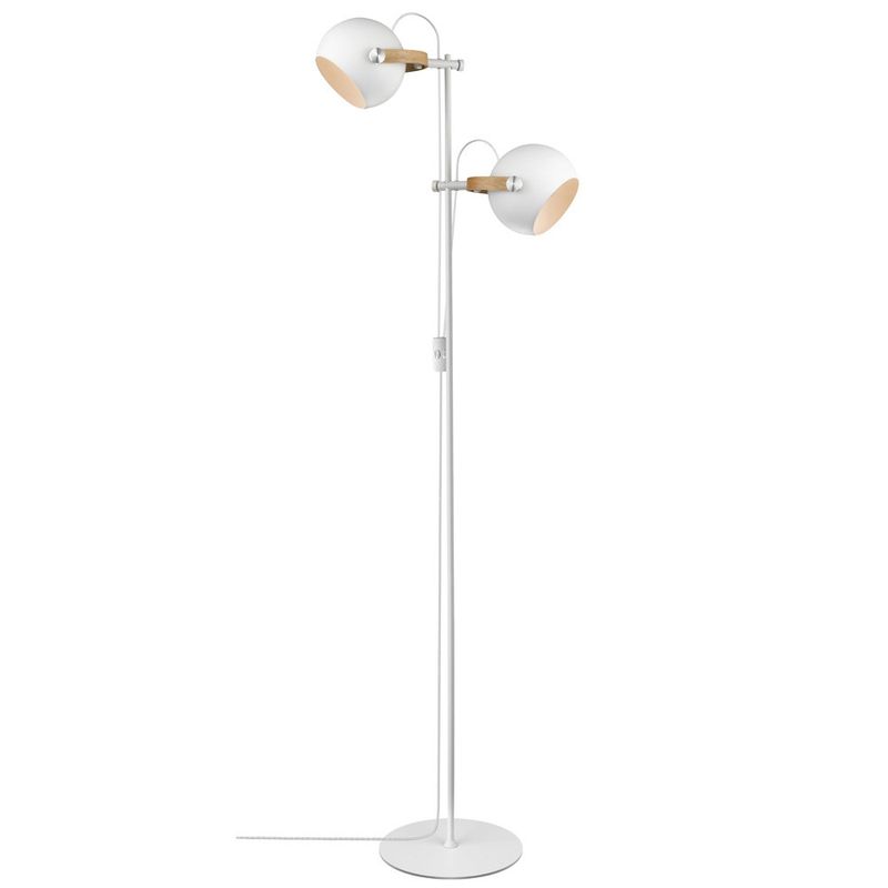 Halo Design D.C Floor Golvlampa Vit, Oak 150 cm