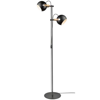 Halo Design D.C Floor Golvlampa Svart, Oak 150 cm
