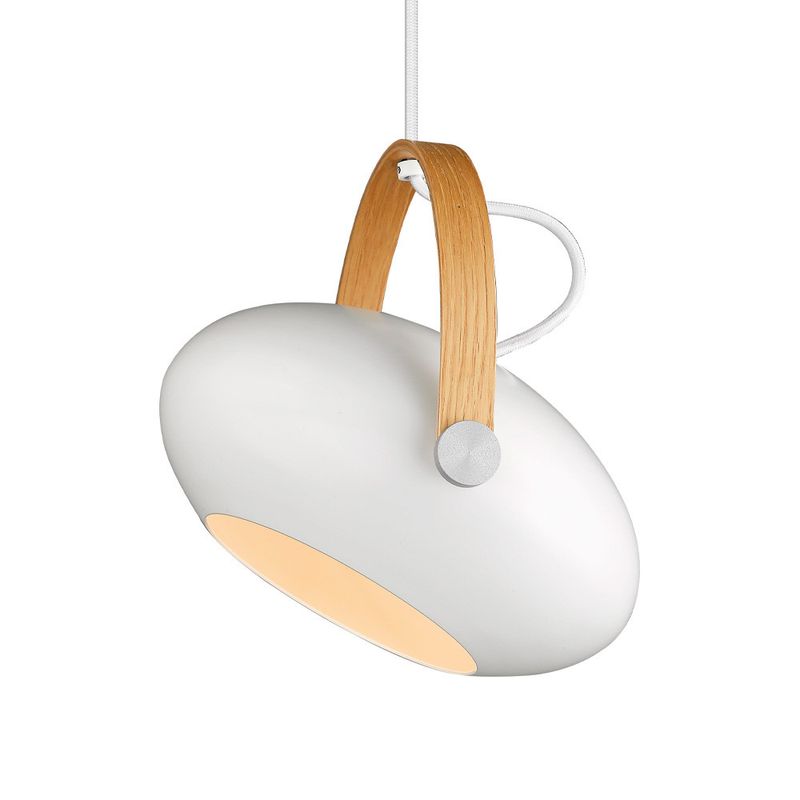 Halo Design D.C Pendant Pendellampa Vit, Oak Ø26 cm