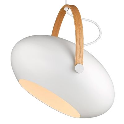 Halo Design D.C Pendant Pendellampa Vit, Oak Ø40 cm