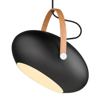 Halo Design D.C Pendant Pendellampa Svart, Oak Ø40 cm