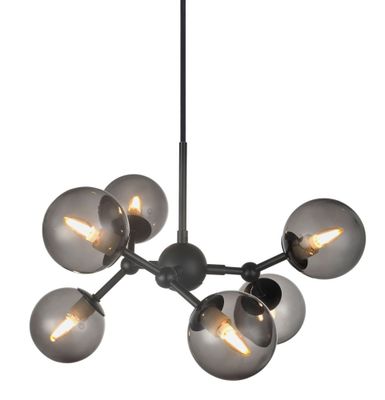 Halo Design ATOM mini Pendellampa Svart, Rök Ø45 cm