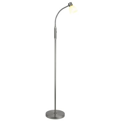 Halo Design HUDSON Floor Golvlampa Steel, Opalic 120 cm