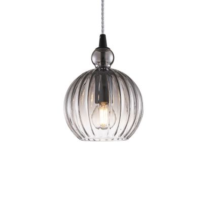 Halo Design BALL BALL Pendant Pendellampa Rök Ø15 cm