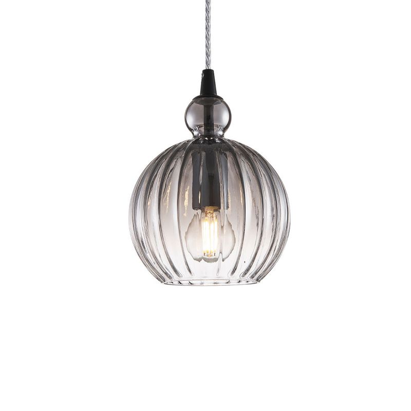 Halo Design BALL BALL Pendant Pendellampa Rök Ø15 cm