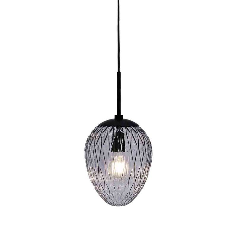 Halo Design Woods pendant Pendellampa Rök Ø20 cm
