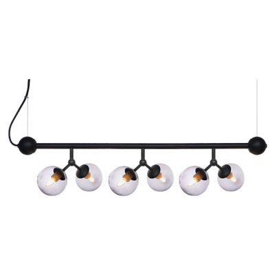 Halo Design ATOM Mini Pendellampa Rök, Svart Ø31 cm