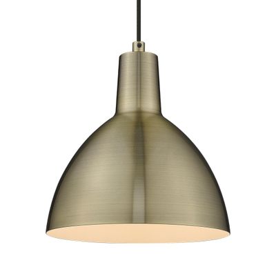 Halo Design Metropole pendant Pendellampa Antik mässing Ø15 cm
