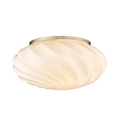Halo Design Twist wall/ceiling Vägglampa Opal, Mässing Ø25 cm