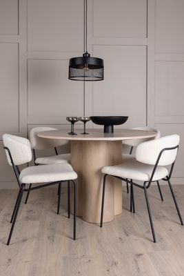 Venture Home Matgrupp Olivia med 4st Matstolar Chico