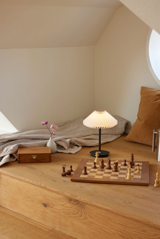 Halo Design Paris To Portable Bordslampa Vit, Svart 27.5 cm