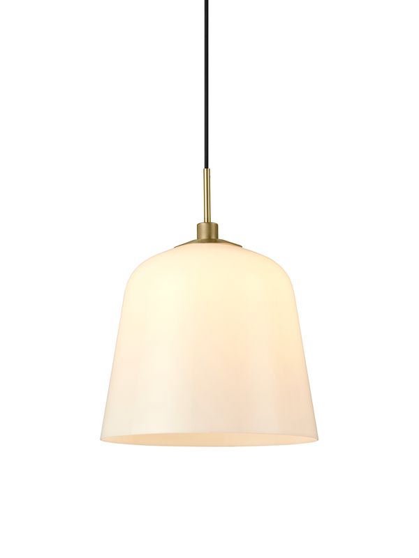 Halo Design Room 49 pendent Pendellampa Antik mässing, Opal Ø30 cm