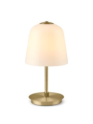 Halo Design Room 49 Portable Portable Bordslampa Antik mässing, Opal 28 cm