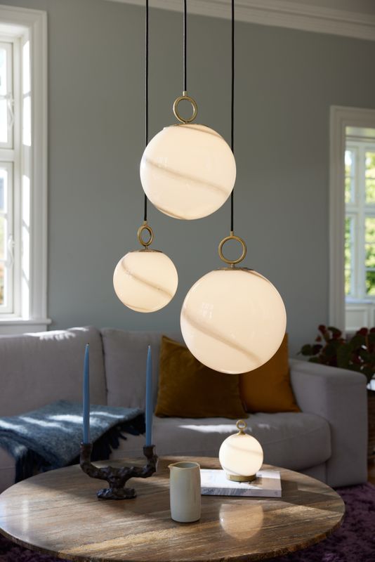 Halo Design Stockholm - Pendellampa Brun Ø18 cm