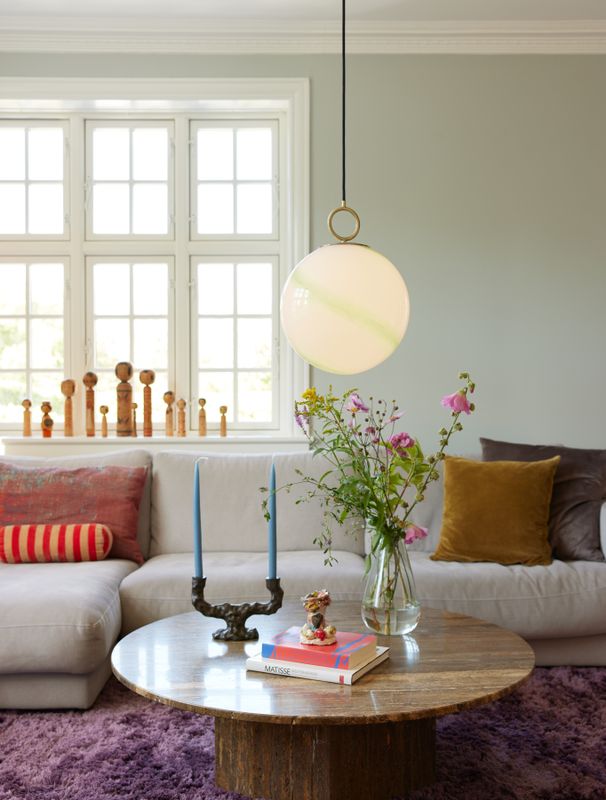 Halo Design Stockholm - Pendellampa Grön Ø30 cm