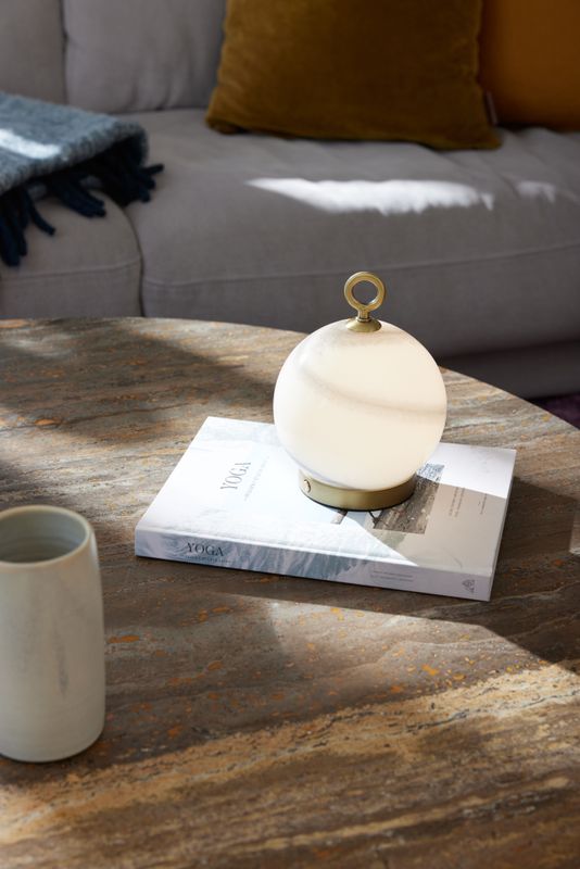 Halo Design Stockholm - Portable Bordslampa Grå 19 cm