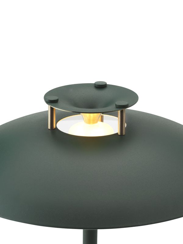 Halo Design Stepp 1-2-3 Portable Bordslampa Dark Green 30 cm
