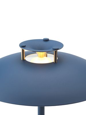 Halo Design Stepp 1-2-3 Portable Bordslampa Dark Blue 30 cm