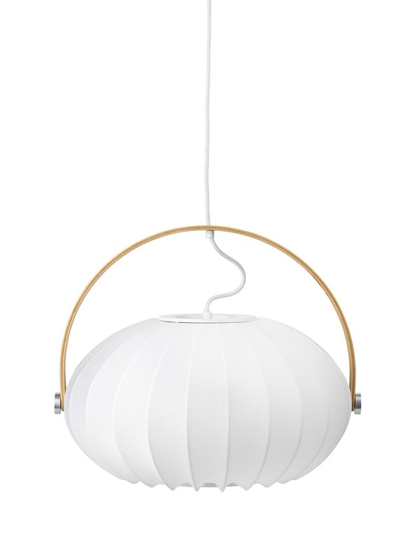 Halo Design DC Textile Pendellampa Satin White Ø40 cm