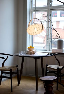 Halo Design DC Textile Pendellampa Satin White Ø40 cm