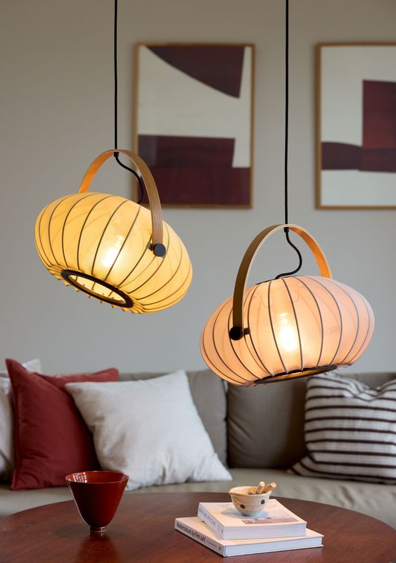 Halo Design DC Textile Pendellampa Stone Grey Ø40 cm