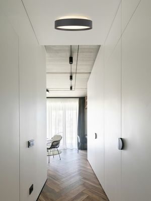 Halo Design Backlight Full Plafond Svart Ø50 cm