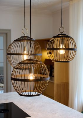 Halo Design Stockhom Pendellampa Svart Ø40 cm