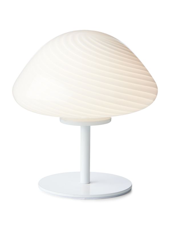 Halo Design Mini Mush Bordslampa Opalic, Vit 17 cm