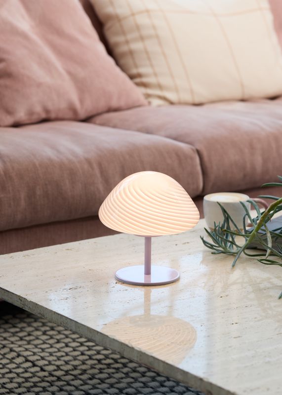 Halo Design Mini Mush Bordslampa Purple 17 cm