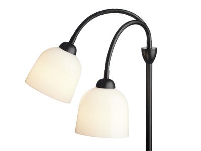 Halo Design Glow Floor Golvlampa Opalic, Svart 130 cm