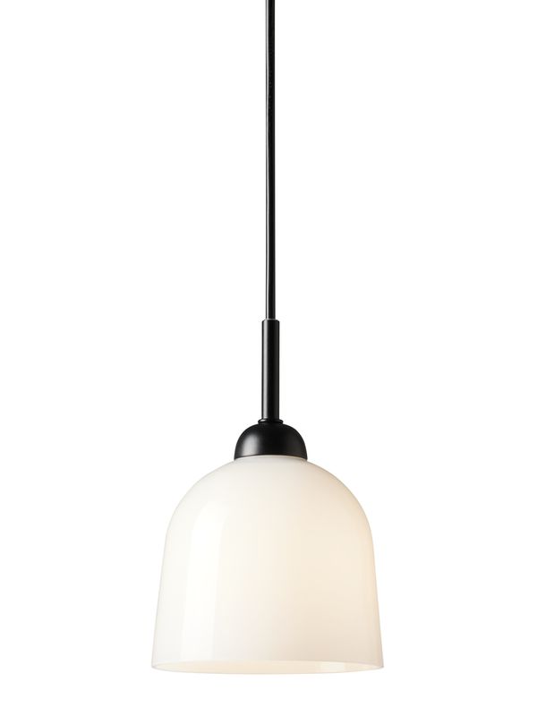 Halo Design Glow pendant Pendellampa Opalic, Svart Ø12 cm