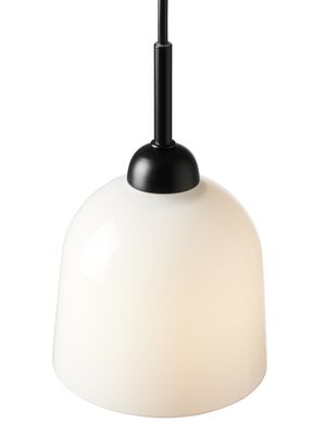 Halo Design Glow pendant Pendellampa Opalic, Svart Ø12 cm