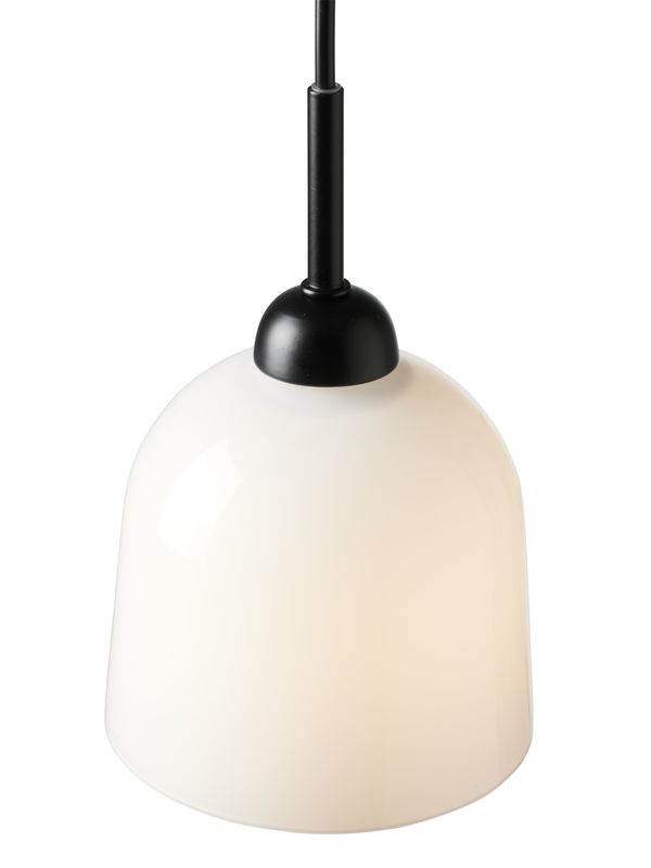Halo Design Glow pendant Pendellampa Opalic, Svart Ø12 cm