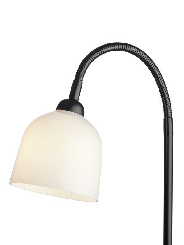 Halo Design Glow Floor Golvlampa Opalic, Svart 130 cm