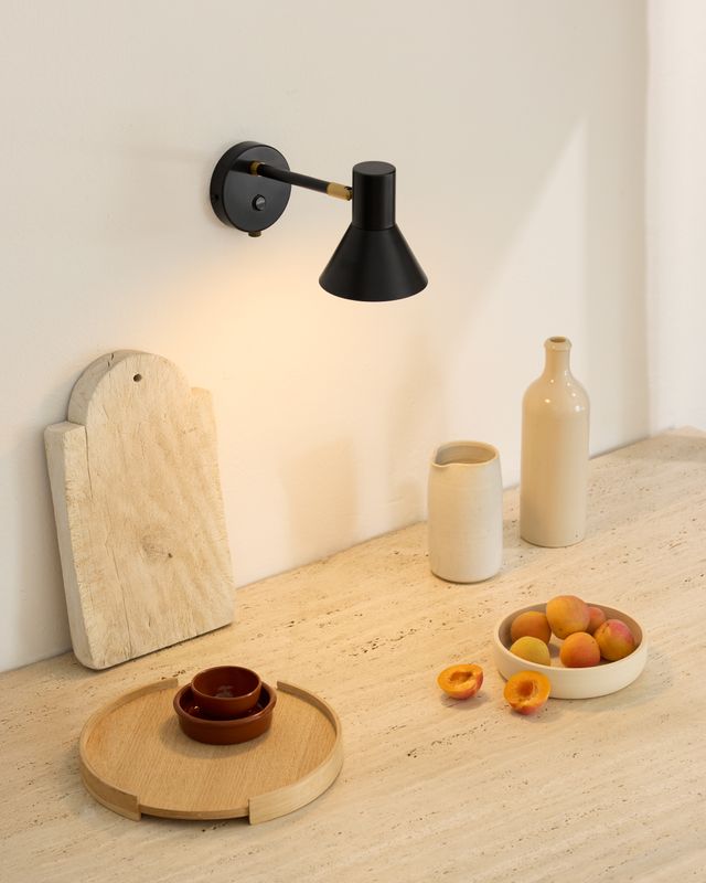 Halo Design Style Wall Vägglampa Svart 15.5 cm