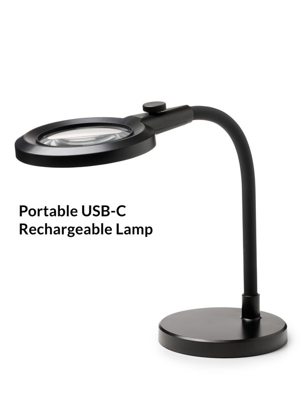 Halo Design Magni Charge Portable Bordslampa Svart 30 cm