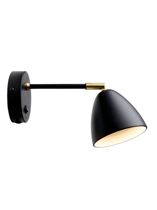 Halo Design Room Wall Vägglampa Svart, Antique 23.3 cm